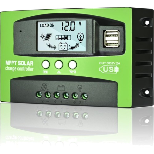 Solar laderegler 30a mppt - solar, lcd