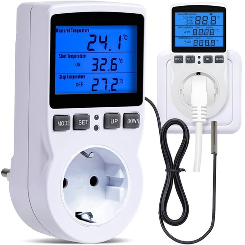Digital led temperaturregler - digital,